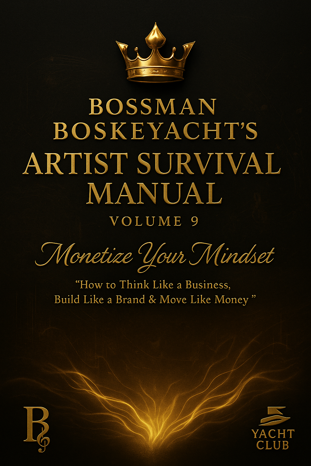 Bossman Boskeyacht’s Artist Survival Manual – Volume 9 Monetize Your Mindset “How to Think Like a Business, Build Like a Brand & Move Like Money” WORKSHEET