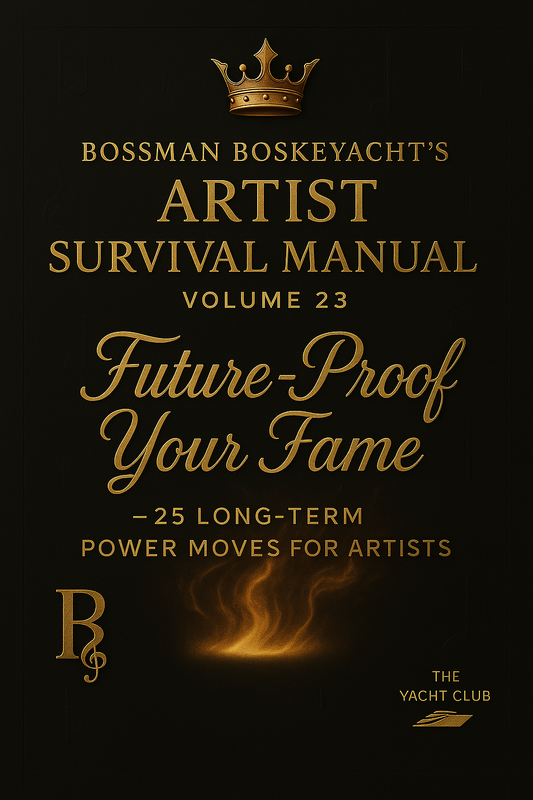 Volume 23: “Future-Proof Your Fame – 20 Long-Term Power Moves for Artists” 🔮📚🔥 WORK SHEET