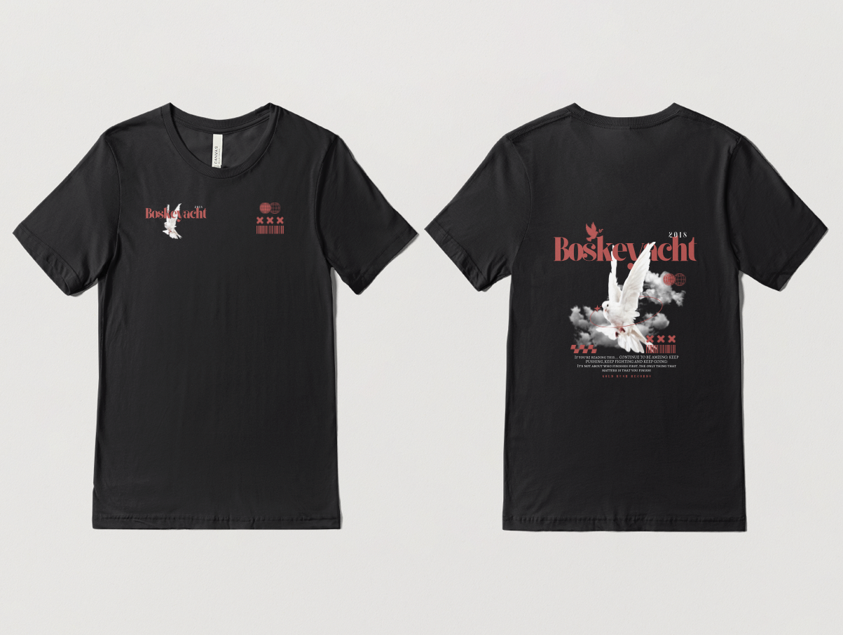 BOSSMAN BOSKEYACHT DOVE Tee shirt