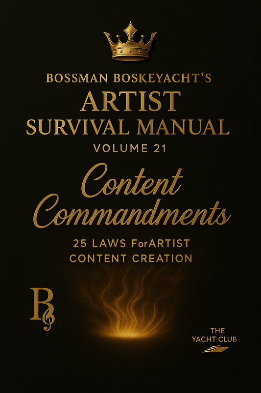 Volume 21: “Content Commandments: 25 Laws for Artist Content Creation 📱🧠🔥 WORKSHEET