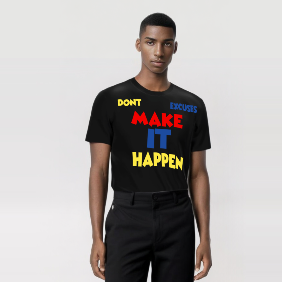 Don't Make Excuses Make it Happen Tee Shirt
